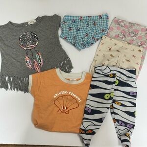 Size 12 Mo. Misc. Shirts And Bottoms